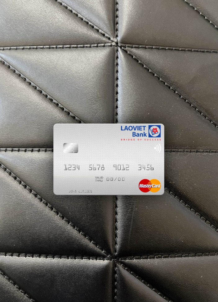 Download Laos Lao Viet mastercard photolook front Photoshop template